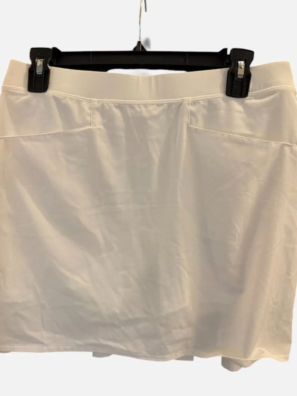 RLX Ralph Lauren Women's Golf Core 17” Skort White Pickleball Medium Pockets NWT